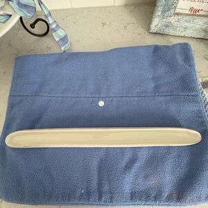 Pottery Barn Olive Boat  Ceramic Serving Dish - Cream